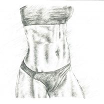 torso after abdominal wall reconstruction